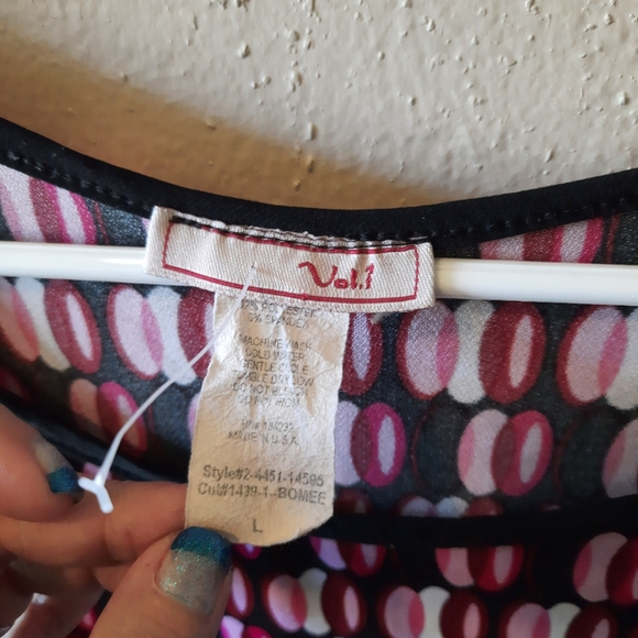 Girls size Large Short sleeve blouse. - Picture 3 of 3